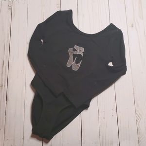 Long sleeve ballet leotard